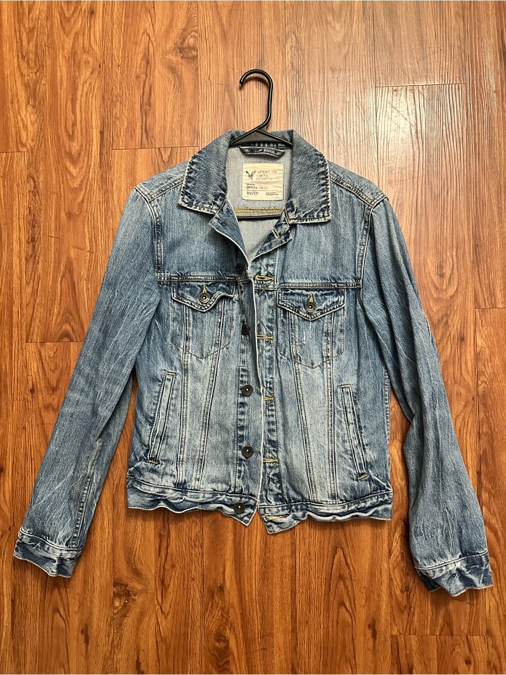 American Eagle Outfitters Light Blue Denim Jacket - Women